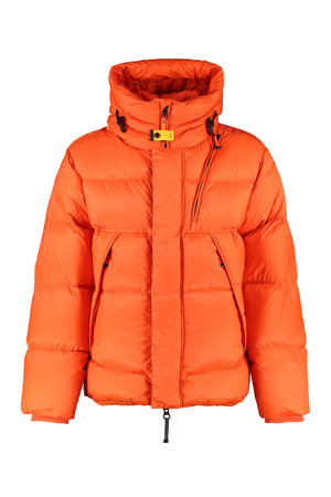Cloud zip and snap button fastening down jacket-0
